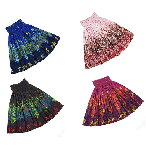2025 Summer Hawaii Hula Dance Single Pa'u Skirt Floral Print Women Wear Paw Skirt Party Decoration Fashion Performace Dress