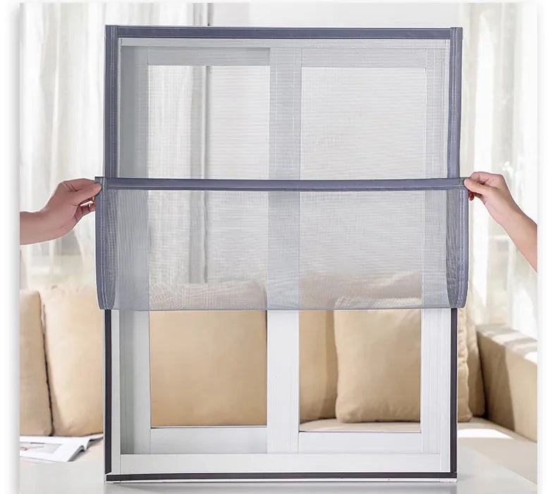 2024 New type of magnetic mosquito net, magic self-adhesive mosquito screen window,thmagnetic screen door,summer invisible mesh