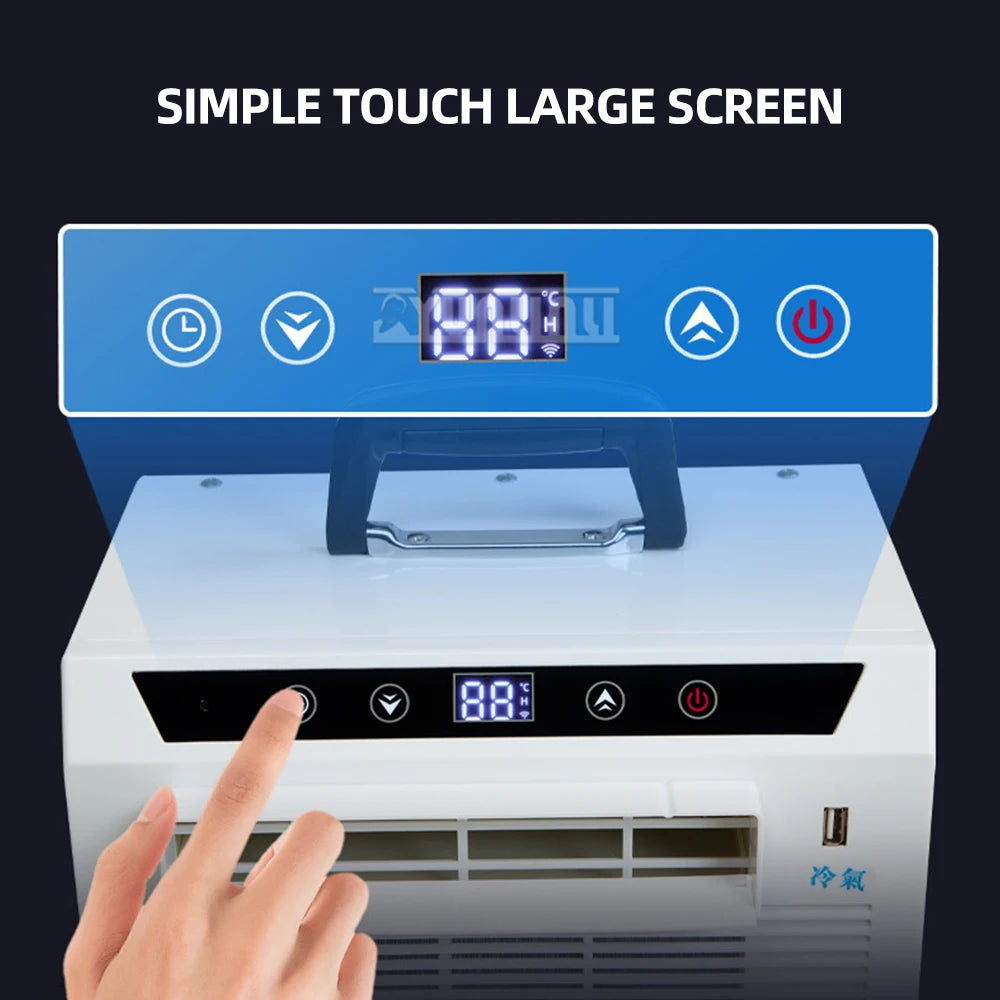 3000BTU Mobile Air Conditioner Split Type Klimalar Remote Control Car Portable Small Air Conditioning Machine