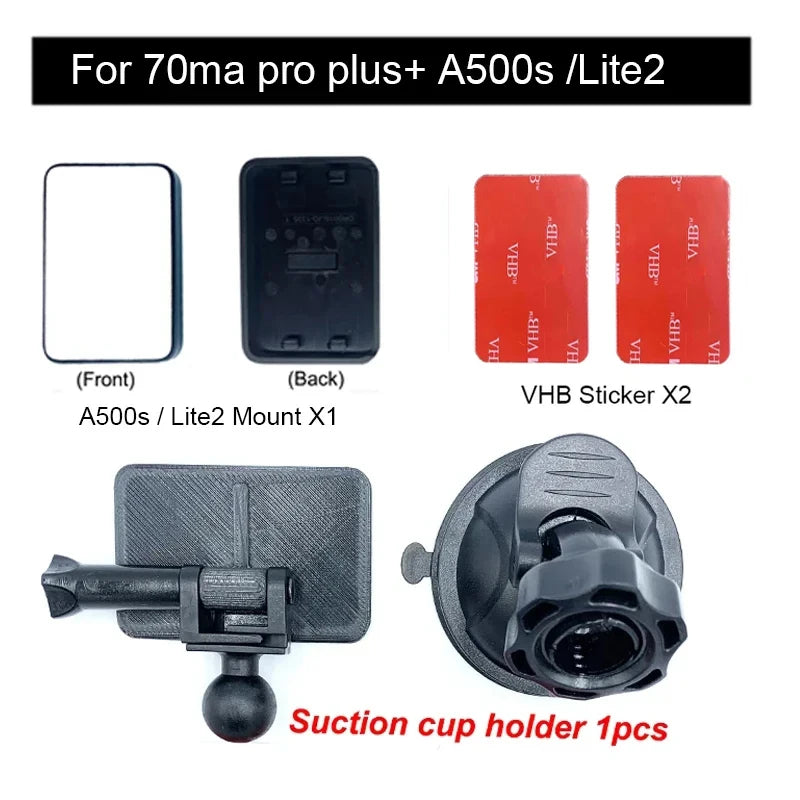 For 70mai pro plus+A500s suction cup holder for 70mai A800S A810 Lite d08 d02 DVR Holder for 70mai A200 A500s Mount