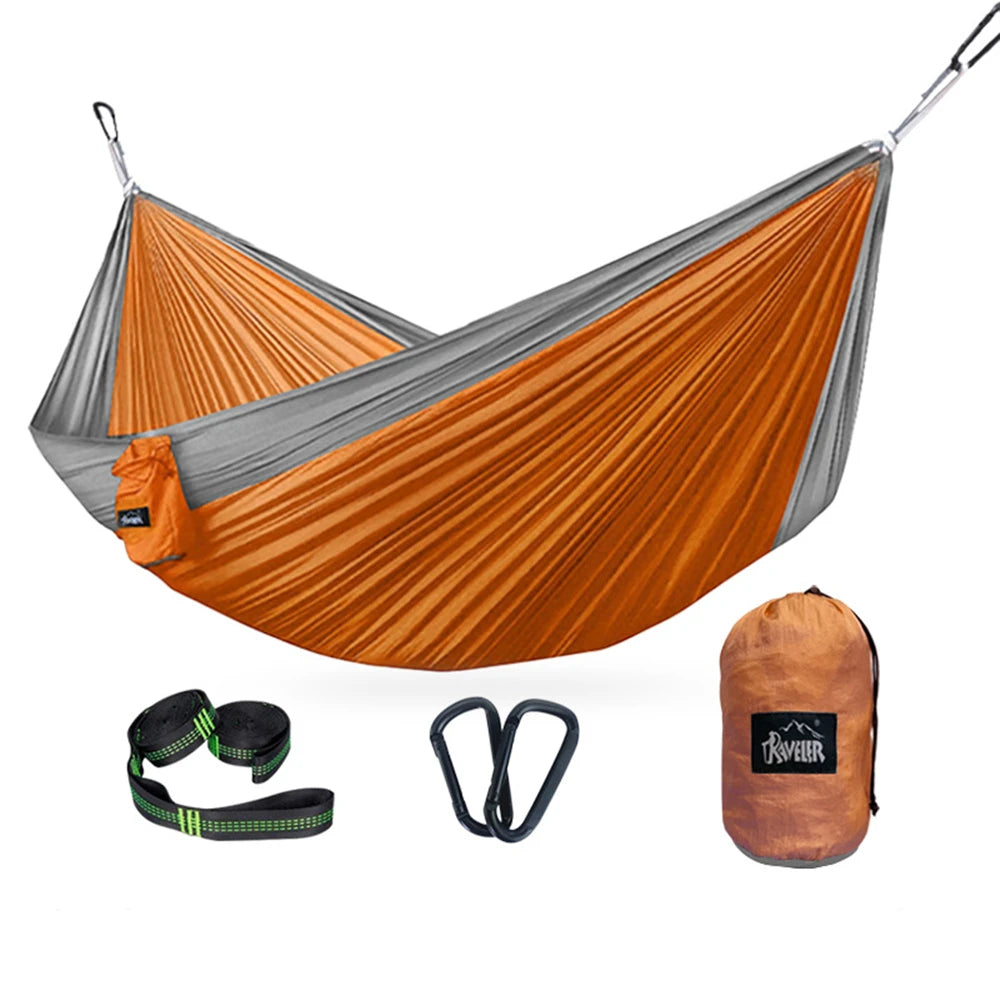300x200cm Portable Camping Tourist Parachute Cloth Hammocks  Outdoor Garden Travel Sleeping Hanging Hammock Swing Nature Hike