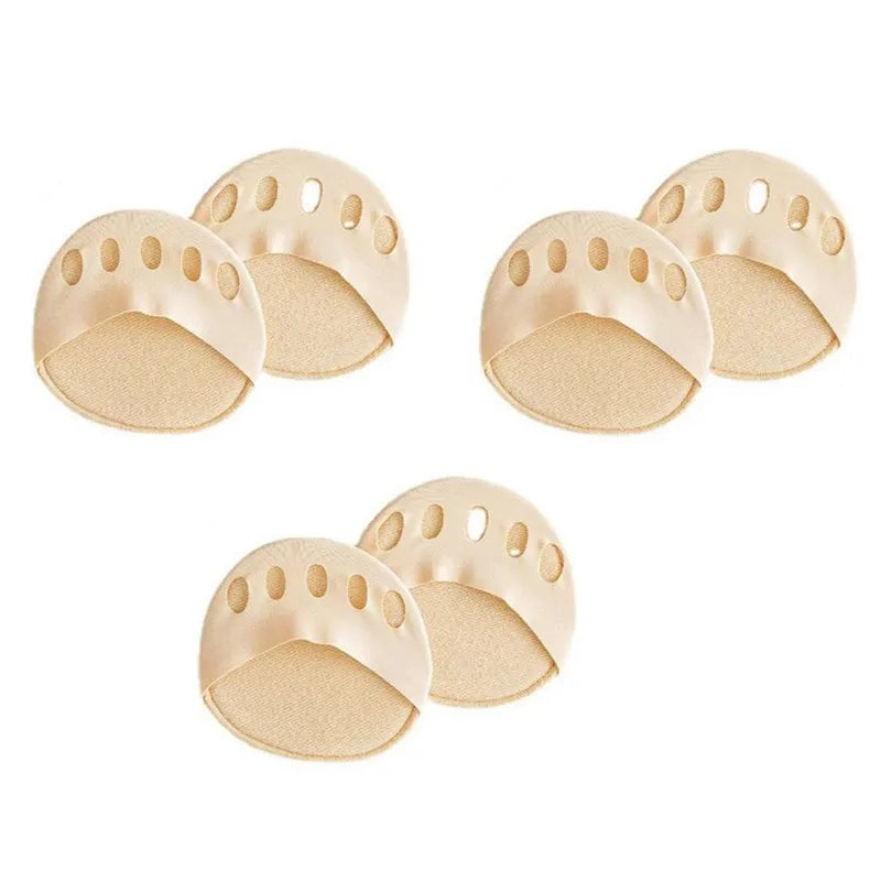 3 Pairs Open Toe Socks Women Set Sponge Pads for High Heel Shoes Soft Socks Forefoot Insole Five Fingers Socks Liner