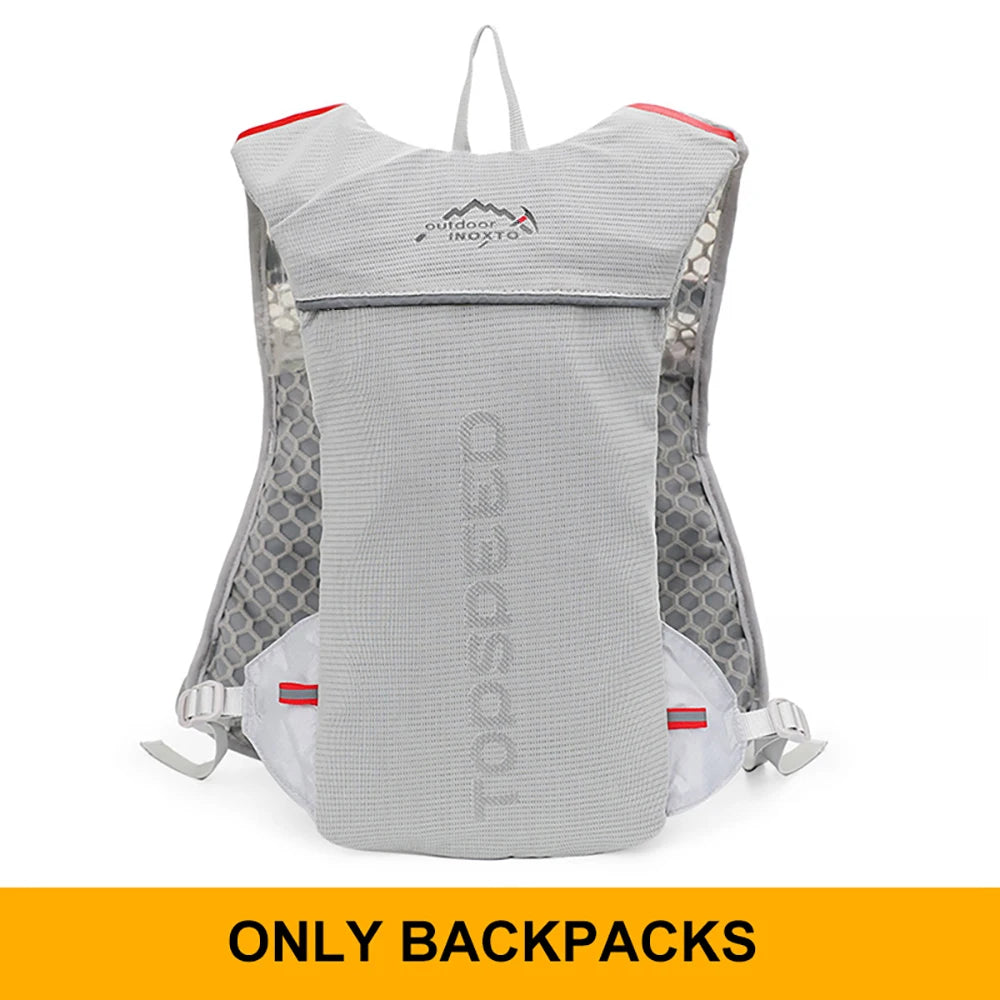 Outdoor Trail Running 5L Ultralight Backpack Hydration Jogging Vest Men Breathable Marathon Bicycle Bag Fitness Running Bag