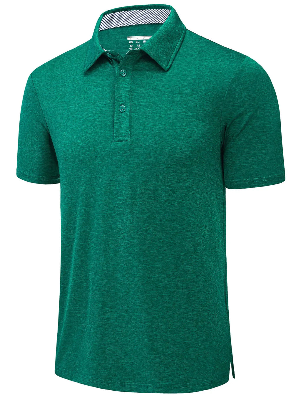 TACVASEN Summer Polo T-shirts Mens Casual Short Sleeve Shirts 3 Buttons Down Quick Dry Breathable Golf Fishing Pullover Workwear