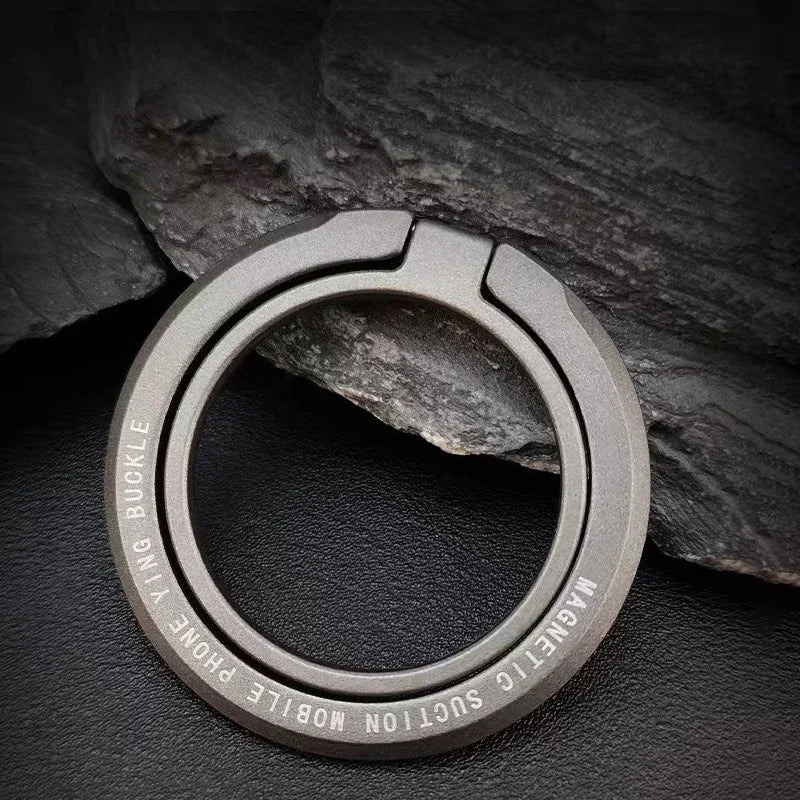 Magnetic Ring Phone Holder For MagSafe Portable Mobile Phone Magnet Foldable Bracket Removable Grip Stand for iPhone Support