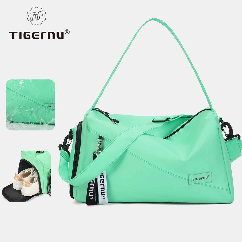 Tigernu Women's Sports Gym Bag with Shoe Compartment