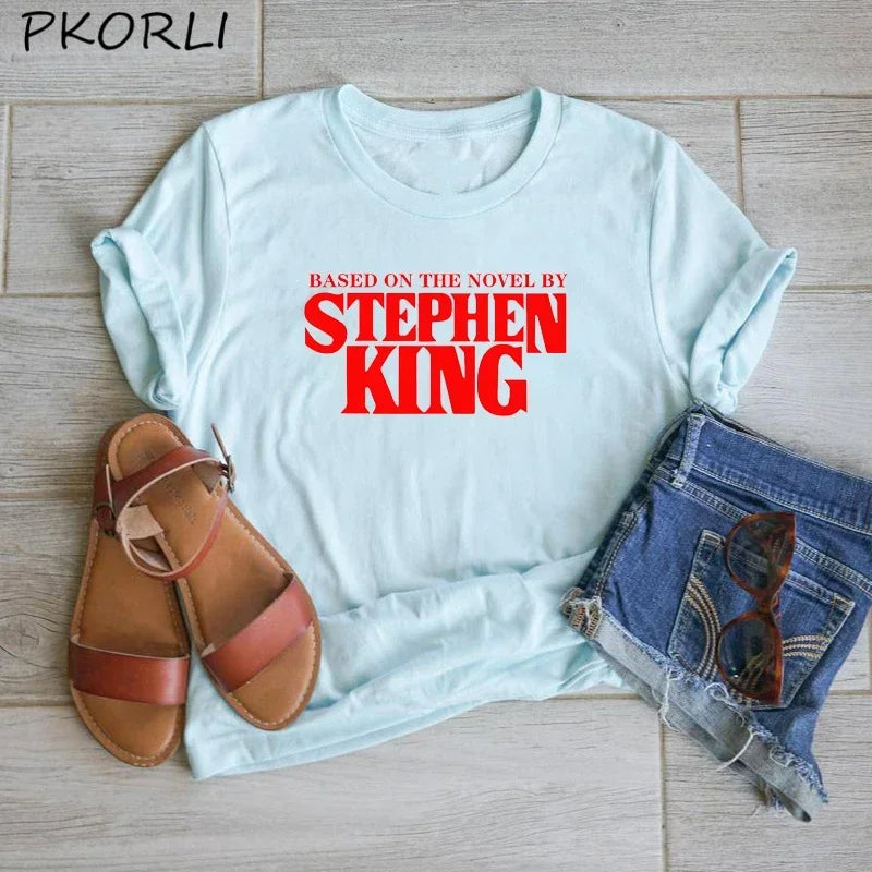Stephen King T-Shirt Harajuku Horror Tee