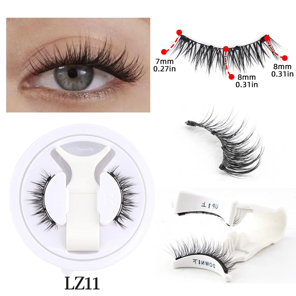 Magnetic Eyelashes - Fluffy Faux Mink Lashes Set