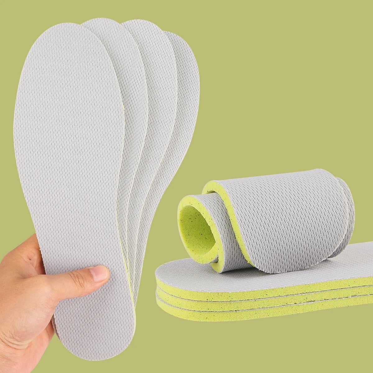 Sport Shoe Insoles Deodorant Shock Absorption