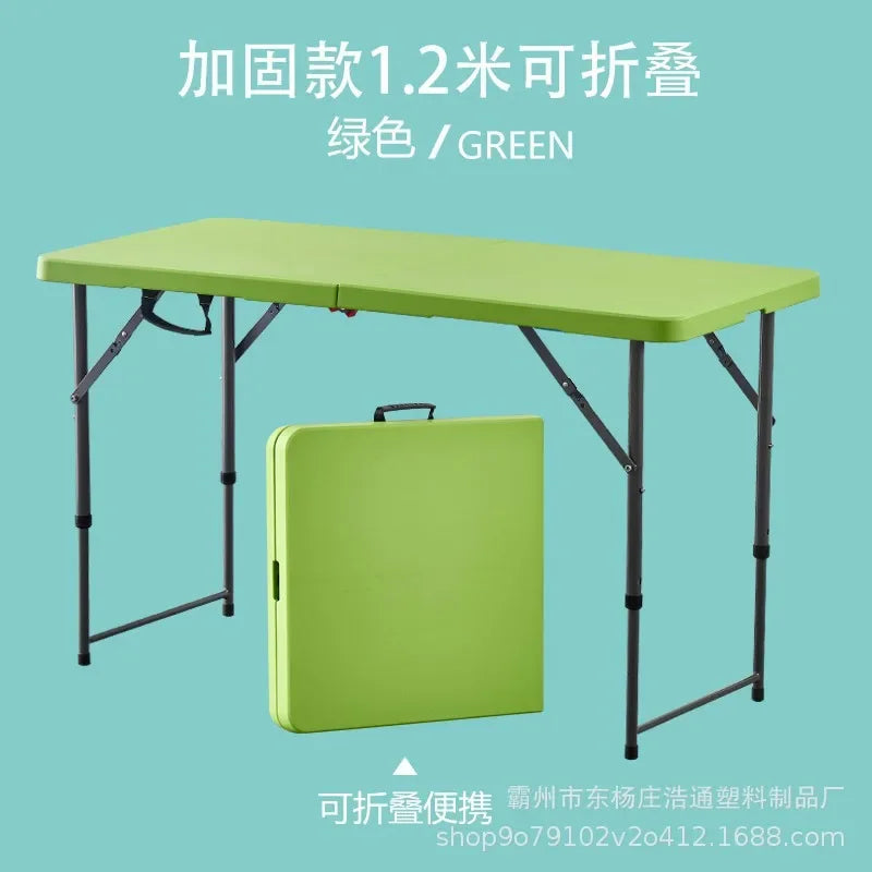 Outdoor Camping Folding Table Portable Office Stall Long Table Outdoor Folding Conference Foldable Camping