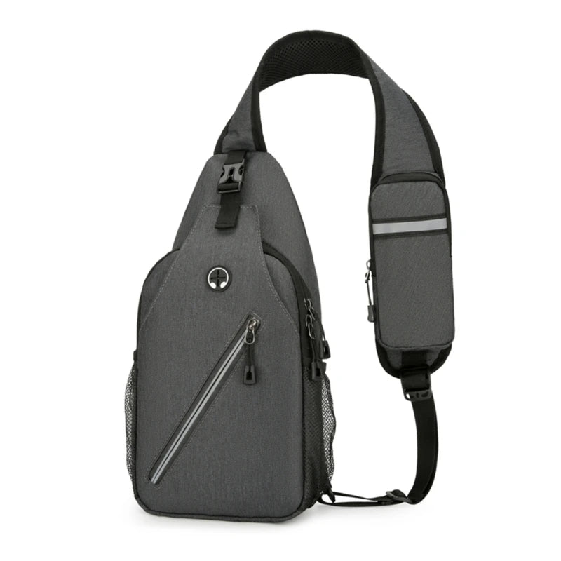 2024 Fashion Boy Shoulder Bags Water Resistance Crossbody Bag Men Multi Functional Chest Bag Travel Sports Backpacks Handbag