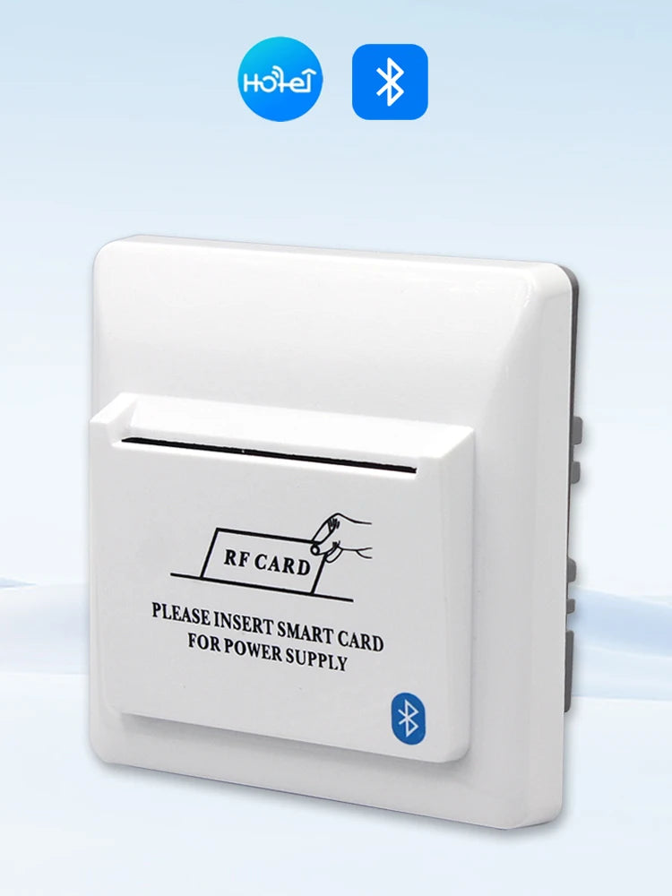 TTHotel Hotel Bluetooth Smart Energy Saving Switch 13.56mhz Card Power Saver AC 85V - 265V Room Card Insert To Take Power