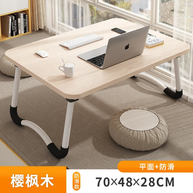 Bed Desk Lazy Portable Computer Desk Home Folding Table Bedroom Bay Window Sitting Small Table Student Dormitory Study Table