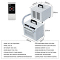 3000BTU Mobile Air Conditioner Split Type Klimalar Remote Control Car Portable Small Air Conditioning Machine