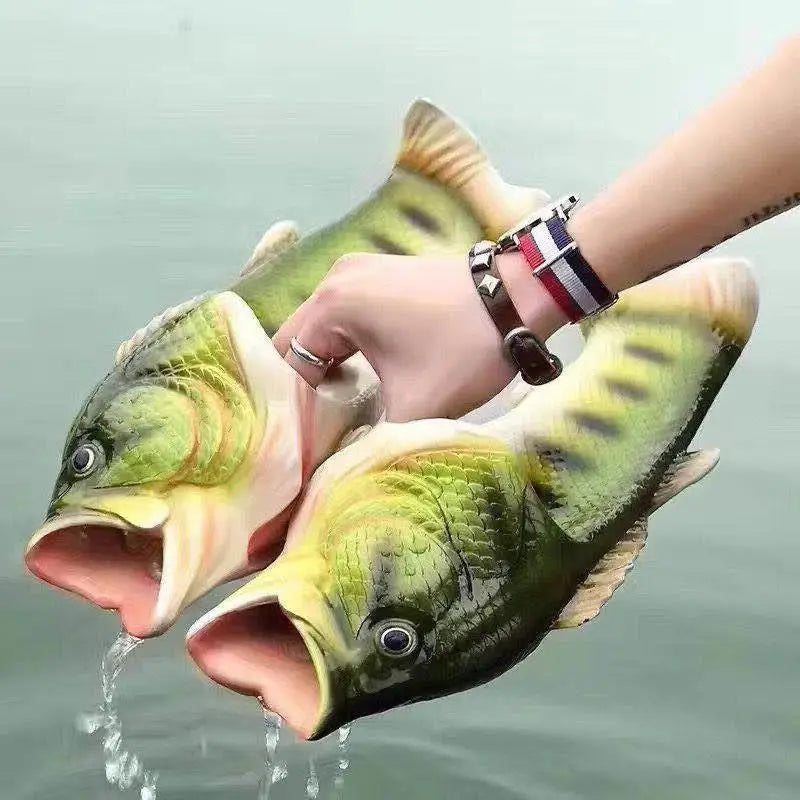 Fish Shoes Beach Slippers Unisex Funny Shoes