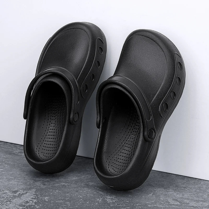 Jumpmore Kitchen Working Shoes Washing Car EVA Raining Waterproof Shoes Size 39-46