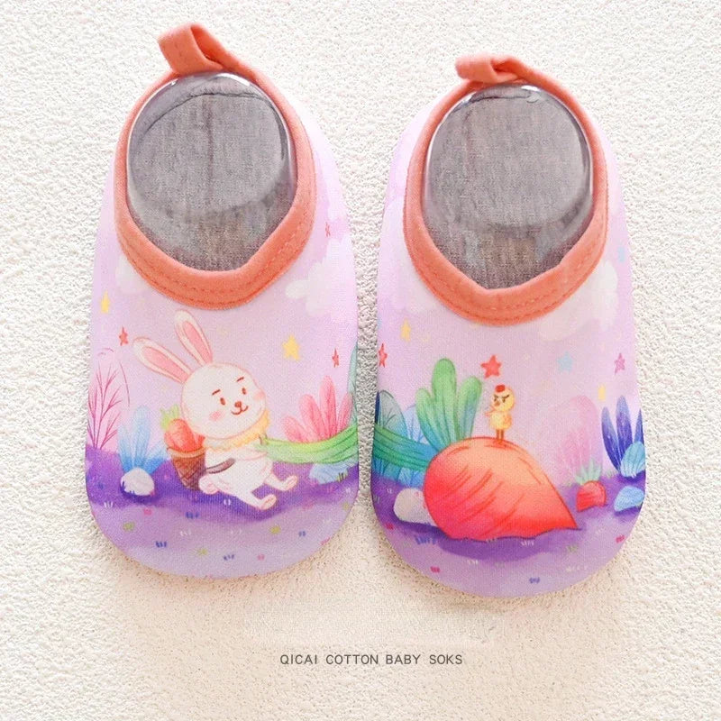 Children Beach Shoes Baby Soft Floor Indoor Slipper Snorkeling Swim Socks Boys and Girls Anti-slip Home Barefoot Kids Slippers