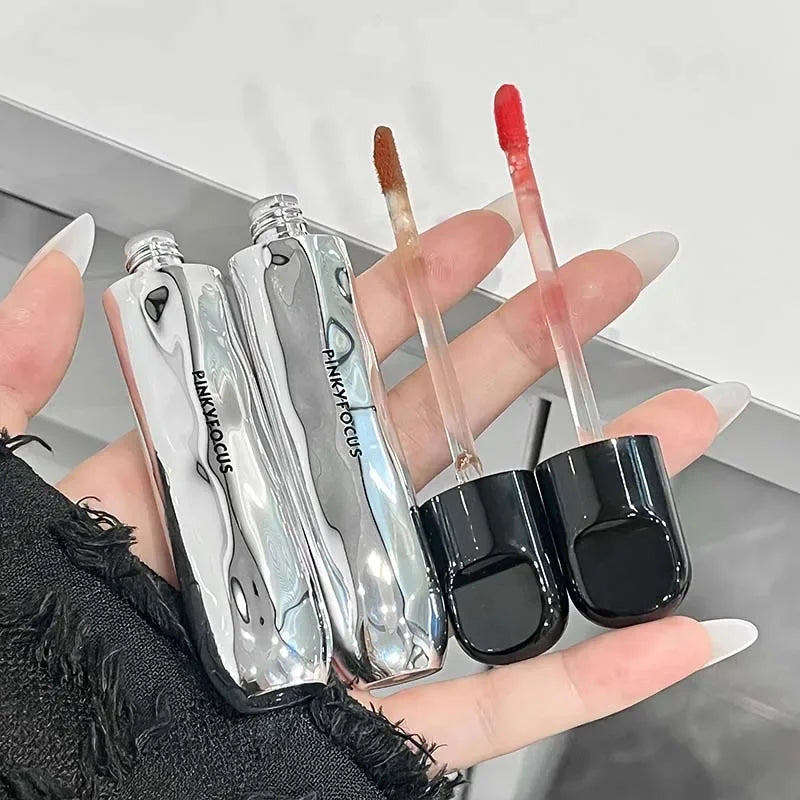 Nude Mirror Lip Gloss Clear Moisturizing Hydrating Water Light Jelly Plump Lip Glaze Oil Lipstick Tint Makeup Korean Cosmetics