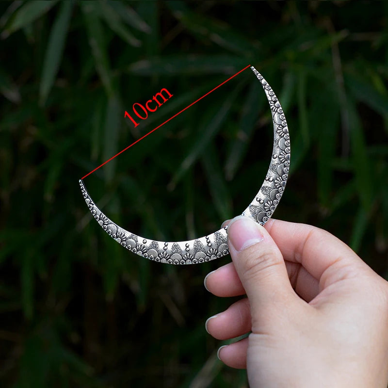 Filigree Celtics Moon Hair Forks For Women Viking Raven 3D Mandala Yoga Hair Sticks Unique Design Hairpin