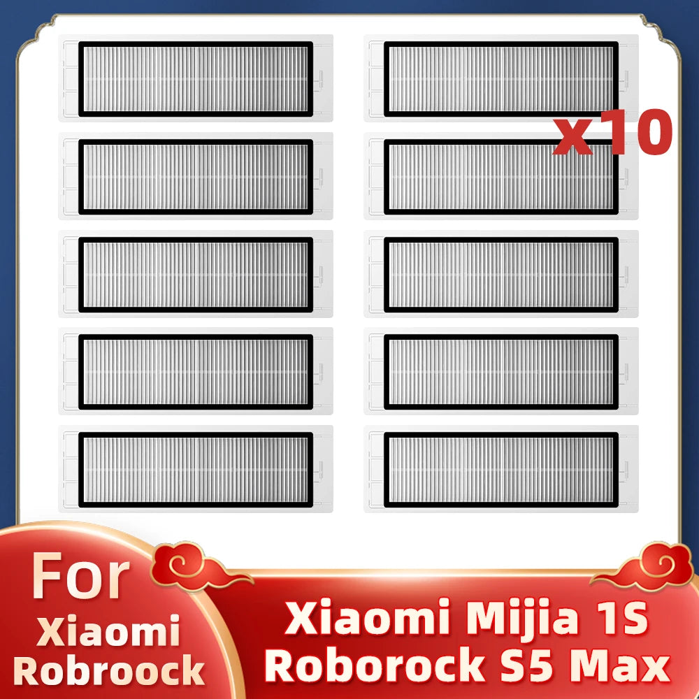 For Xiaomi Mi Robot Vacuum Cleaner 1 / 1S SDJQR01RR SDJQR02RR SDJQR03RR Roborock E2 E3 E4 E5 S4 S4 Max S5 Main Side Brush Filter