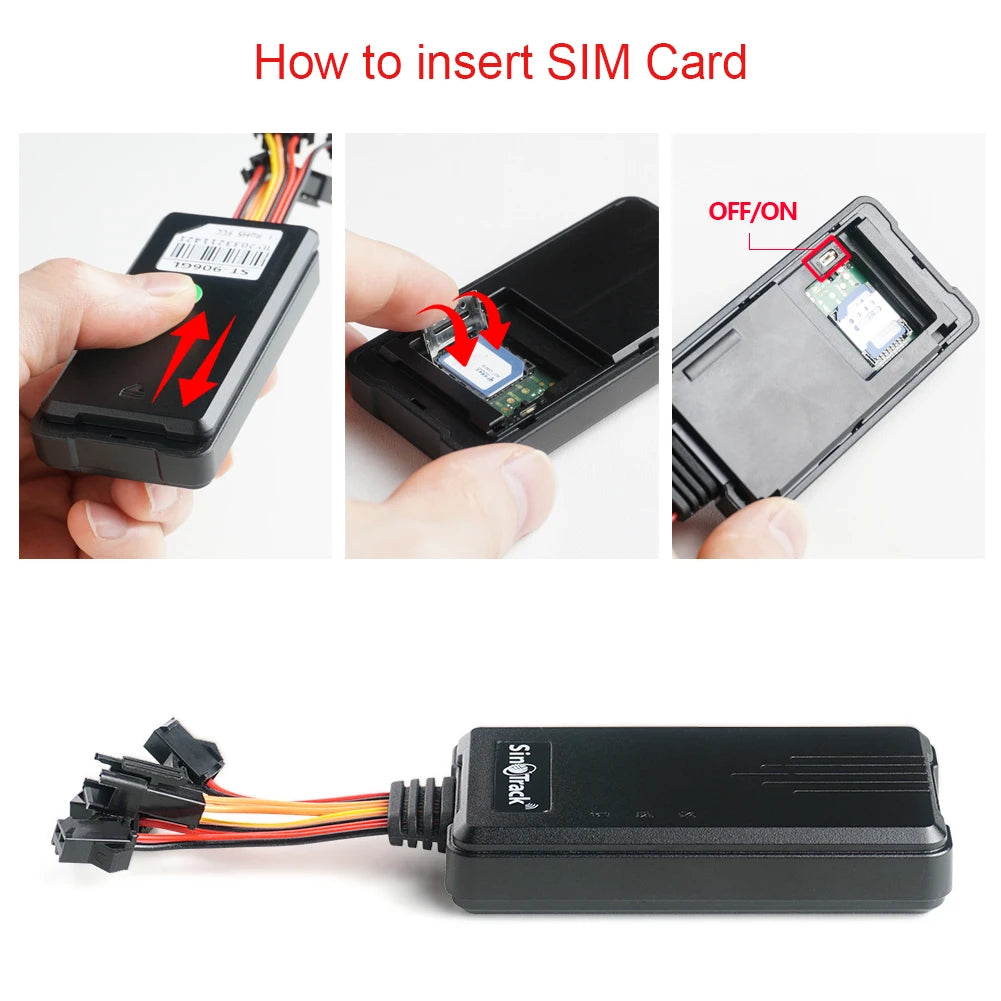 SinoTrack ST-906 GSM GPS tracker  for Car motorcycle vehicle tracking device with Cut Off Oil Power & online tracking software