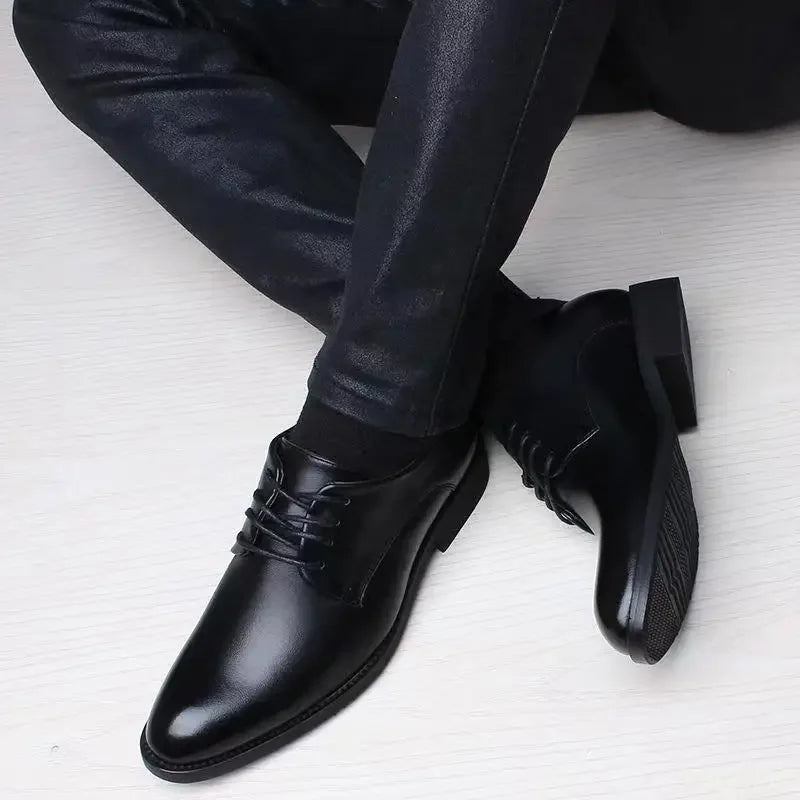 Men Heightening Shoes Business Casual 2025