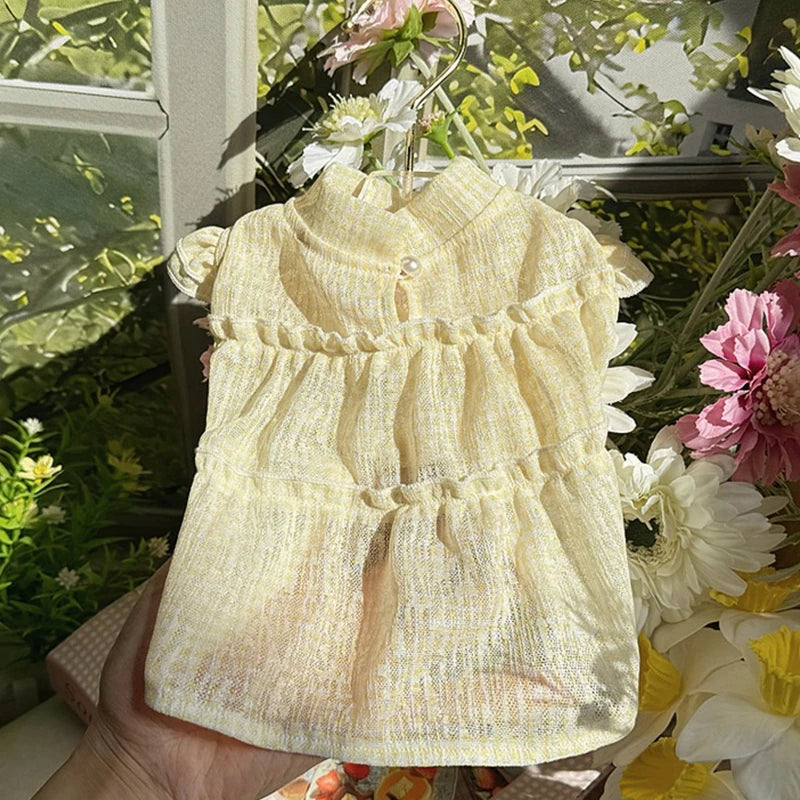 Fashion Dog Dress Dot Pet Dog Clothes Summer Suspender Puppy Skirt Chihuahua Yorkie Bichon Clothing Girl Dog Costume Cat Dresses