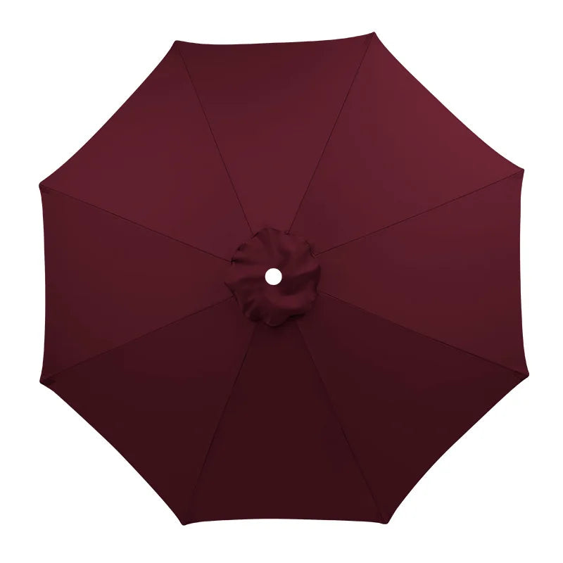2/2.7/3m Garden Umbrella Cover Waterproof Beach Canopy Outdoor Garden UV Protection Parasol Sunshade Umbrella Replacement Cover