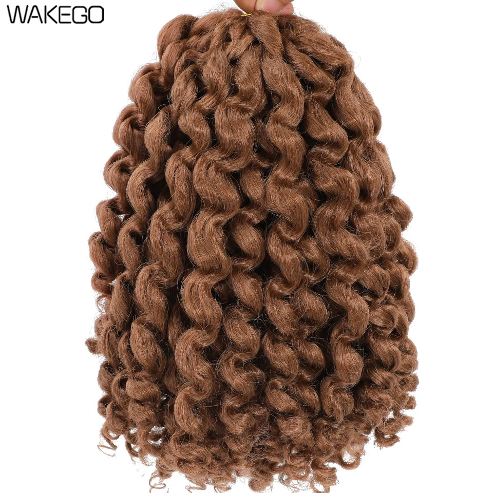 Jamaican Bounce Crochet Hair 8 Inches Curly