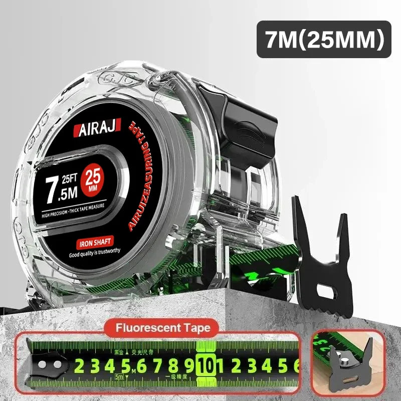Fluorescent Tape Measure 3-5-7 Meter Waterproof