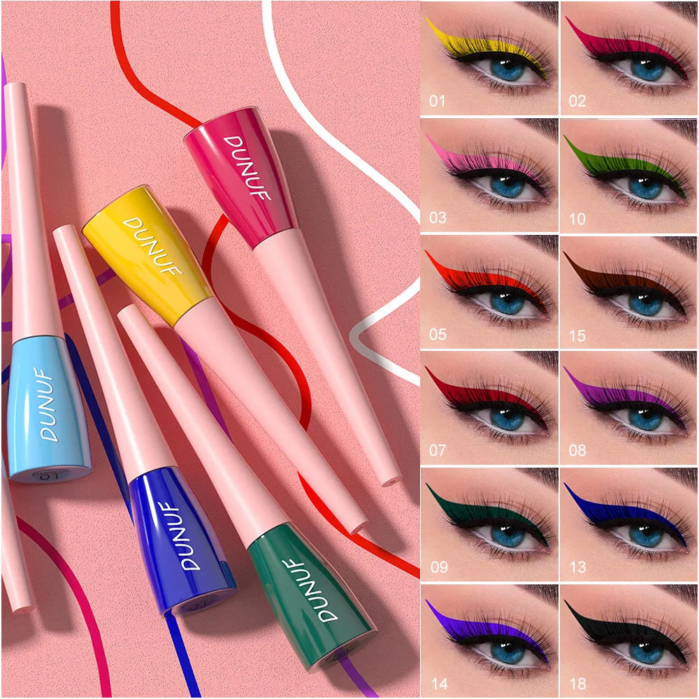 Colourful Liquid Eyeliner Waterproof Matte 7ML