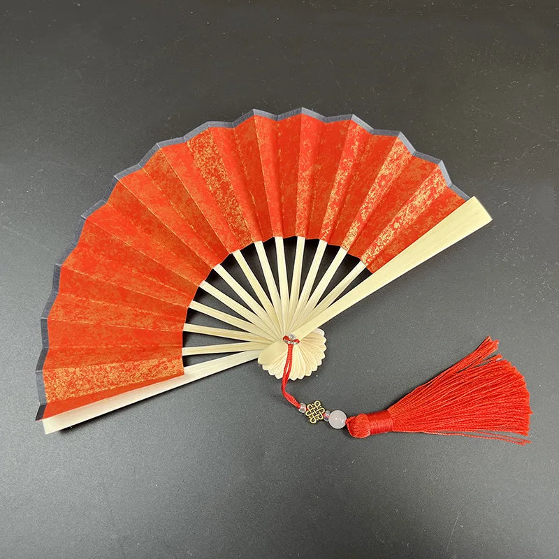 4-6 Inch Mini Folding Fan Portable DIY Painting Children'S Fan Ancient Style Held Dance Fans Party Wedding Summer Fan Accessorie