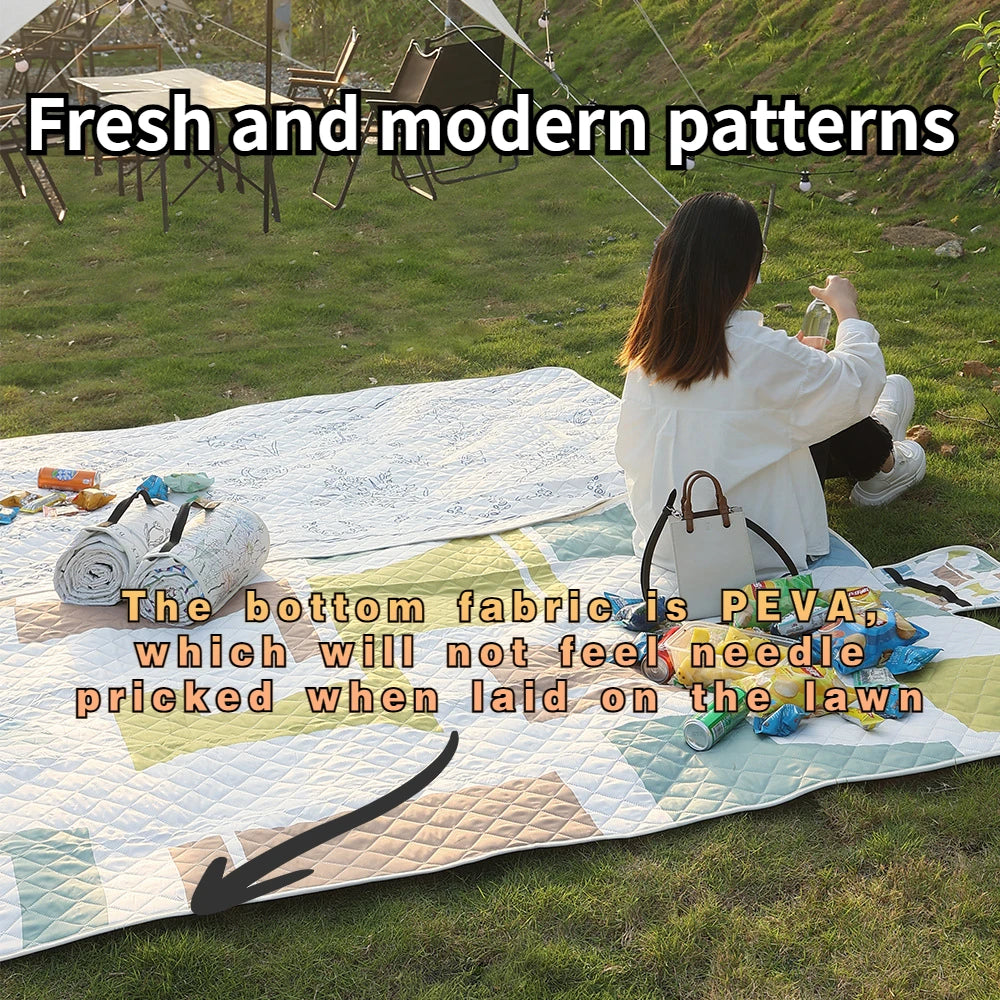 Outdoor Camping Picnic Table Portable Garden Camping Picnic Mat Folding Portable Multiple Color  Beach Mat