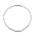 Boho Shell Necklaces, Puka Shell Necklace for Men Women Seashell Choker Necklace Smooth Shell Chip Summer Beach Necklace