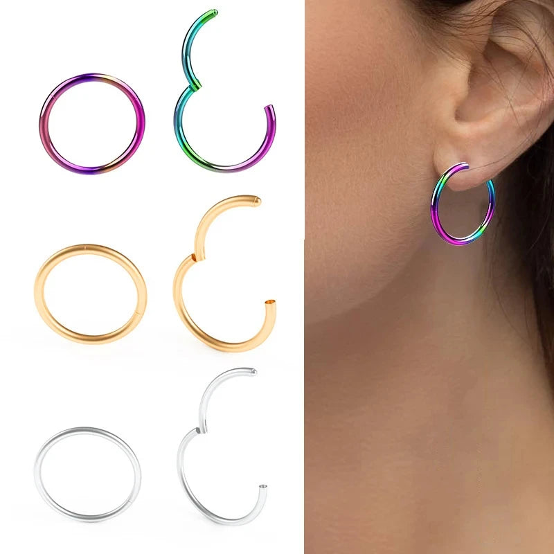 Stainless Steel Hoop Piercing - Nose, Septum & Cartilage