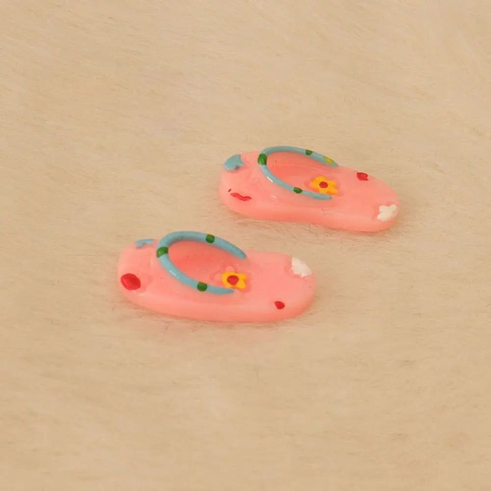Fashion Fit 18Inch/43cm Change Clothes Game Mini Sandals Dollhouse Accessories Beach Slippers Doll Shoes