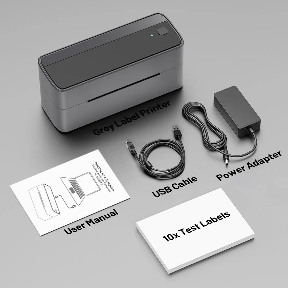 Phomemo 241 Portable Printer Thermal Label Printer Wireless Bluetooth Shipping Label Printer Compatible with Mobile PC Wide Used