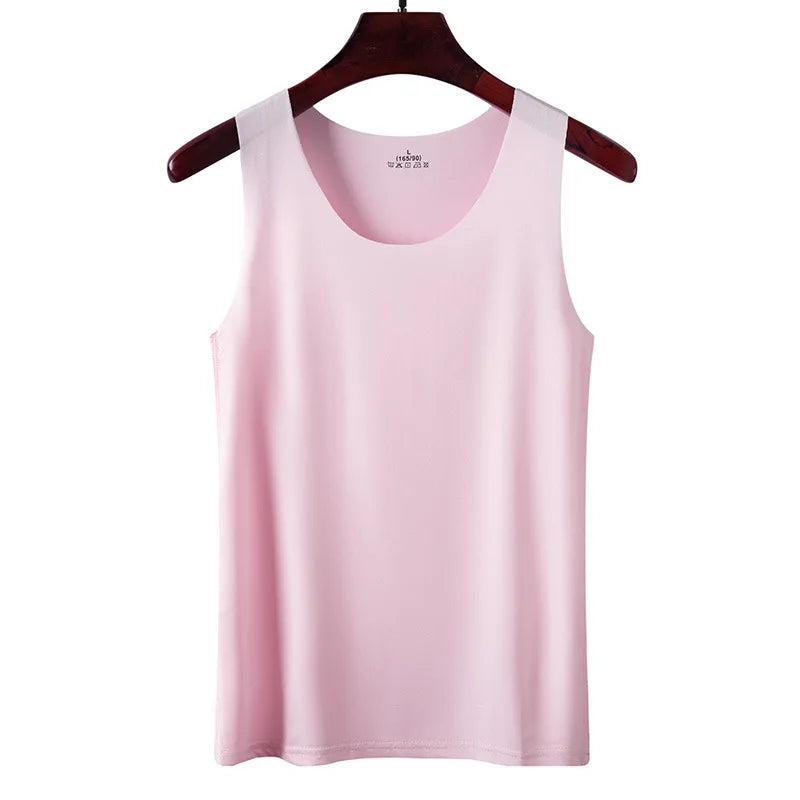 Women Tank Y2k Ice Silk Seamless Vest
