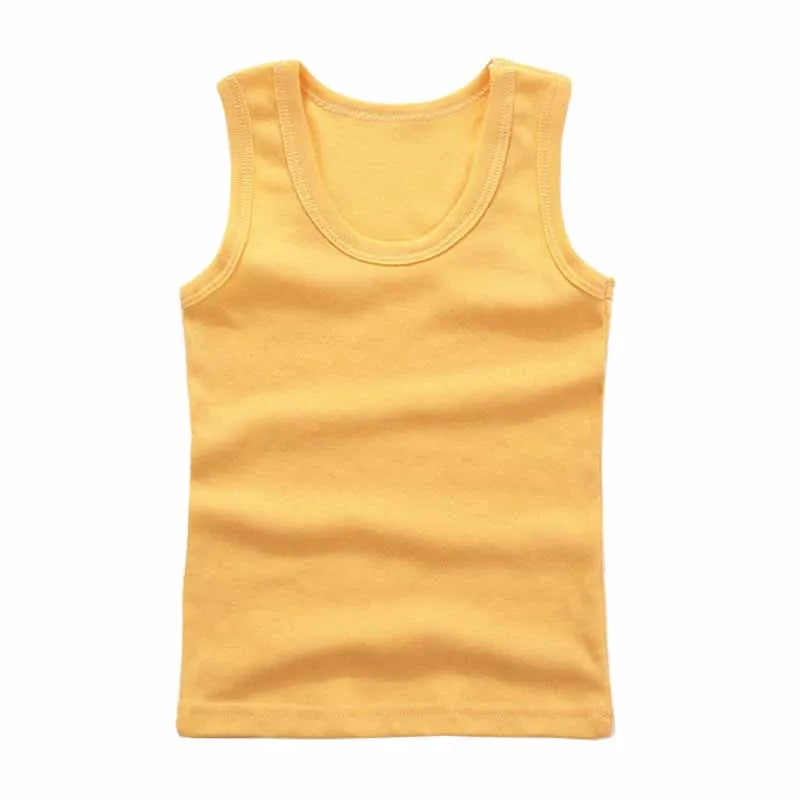 Kids Cotton Vest Tank Top 2-12Y