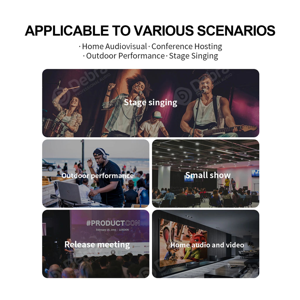 EX5S Karaoke Effects Pre-Processor, Multi-Band Reverb Effects, Light Lossless Input, Bluetooth Transmission,Stable Voltage