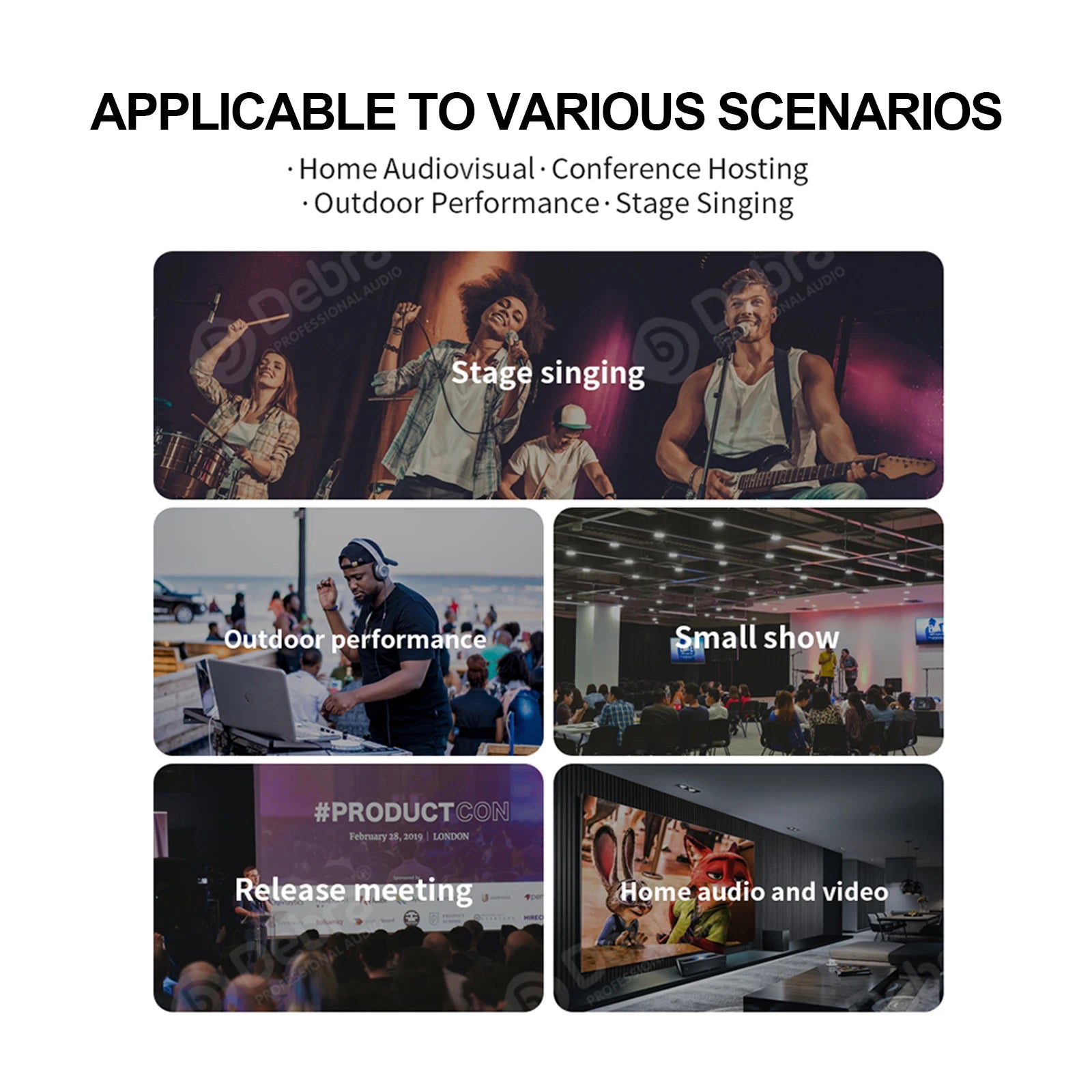 EX5S Karaoke Effects Pre-Processor, Multi-Band Reverb Effects, Light Lossless Input, Bluetooth Transmission,Stable Voltage