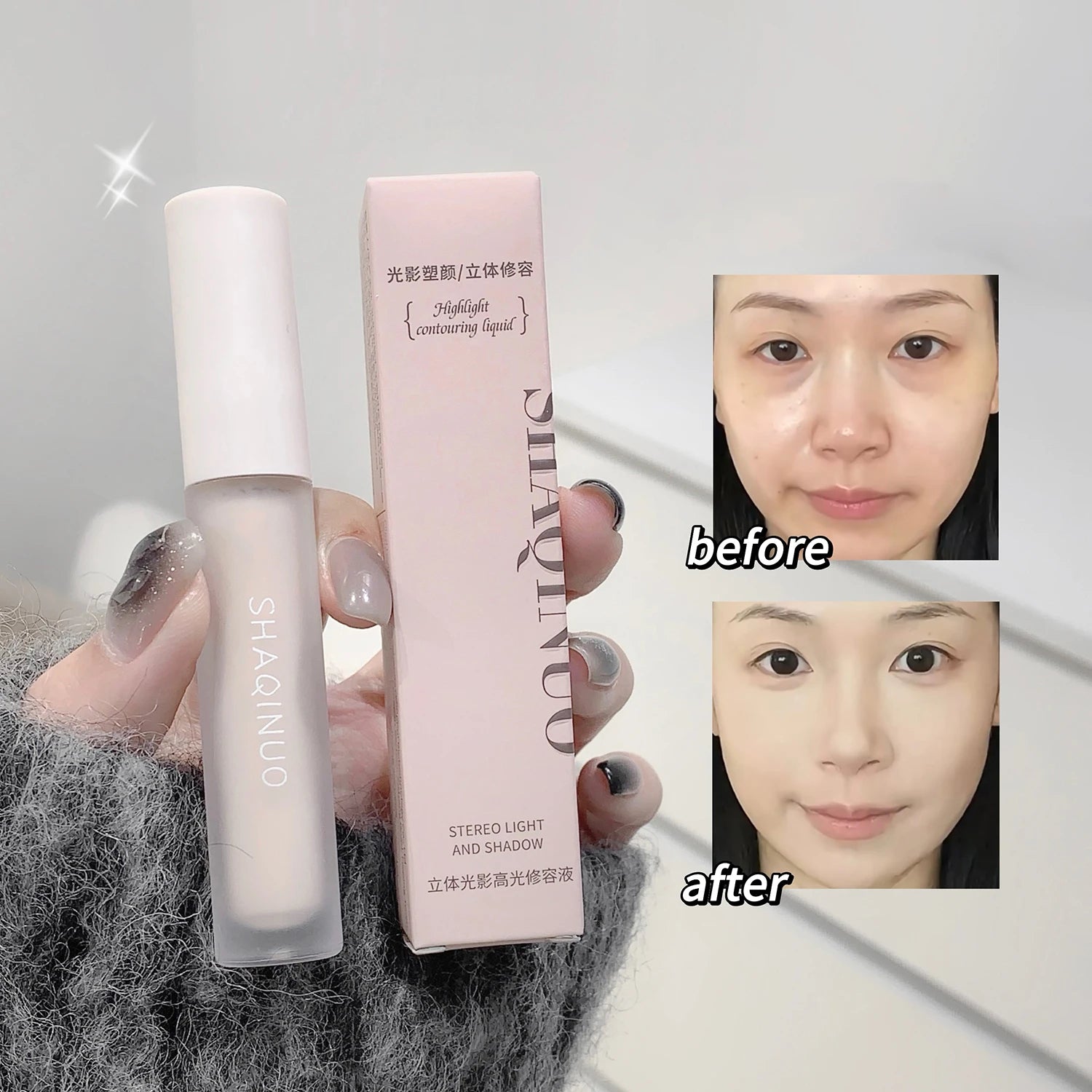 Facial Liquid Contour Stick Concealer 3D