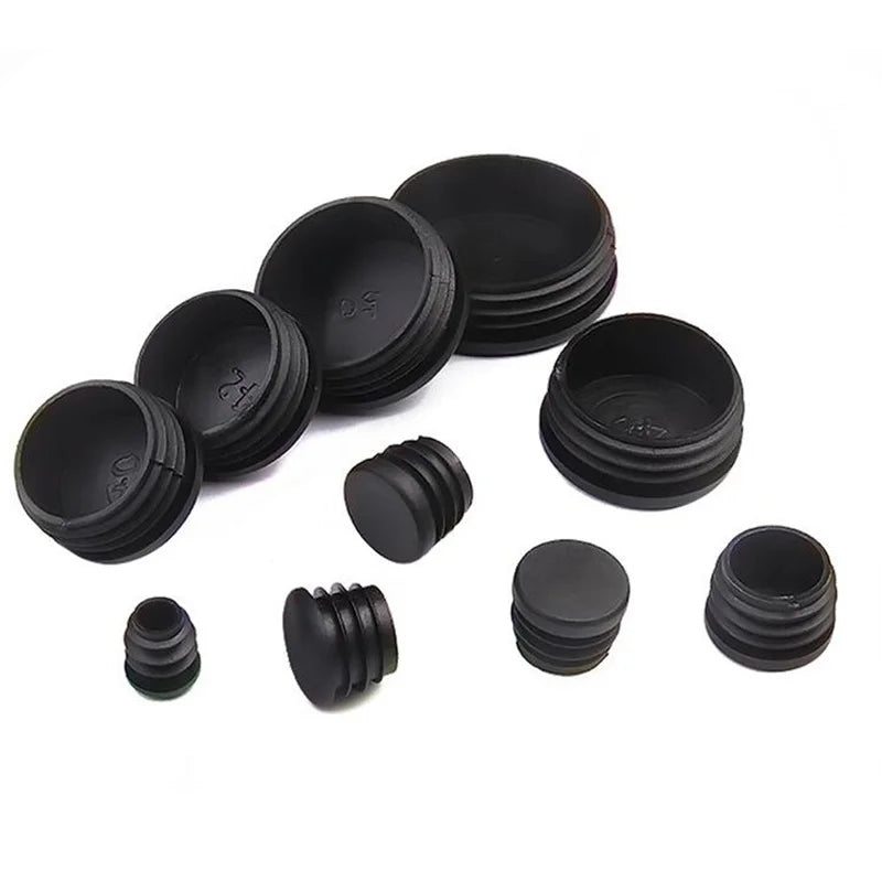 Round Steel Pipe Plastic Hole Plug 2-20pcs