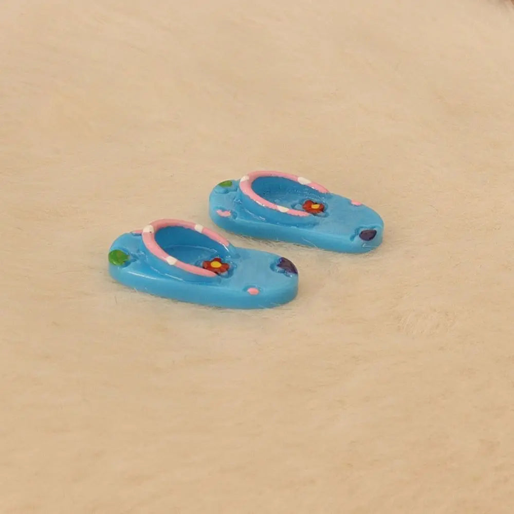 Fashion Fit 18Inch/43cm Change Clothes Game Mini Sandals Dollhouse Accessories Beach Slippers Doll Shoes