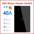 40A Tuya Smart Wifi Water Heater Boiler Touch Wall Switch Air Conditioner Light Timing EU Us Brazil  App For Alexa Google Home