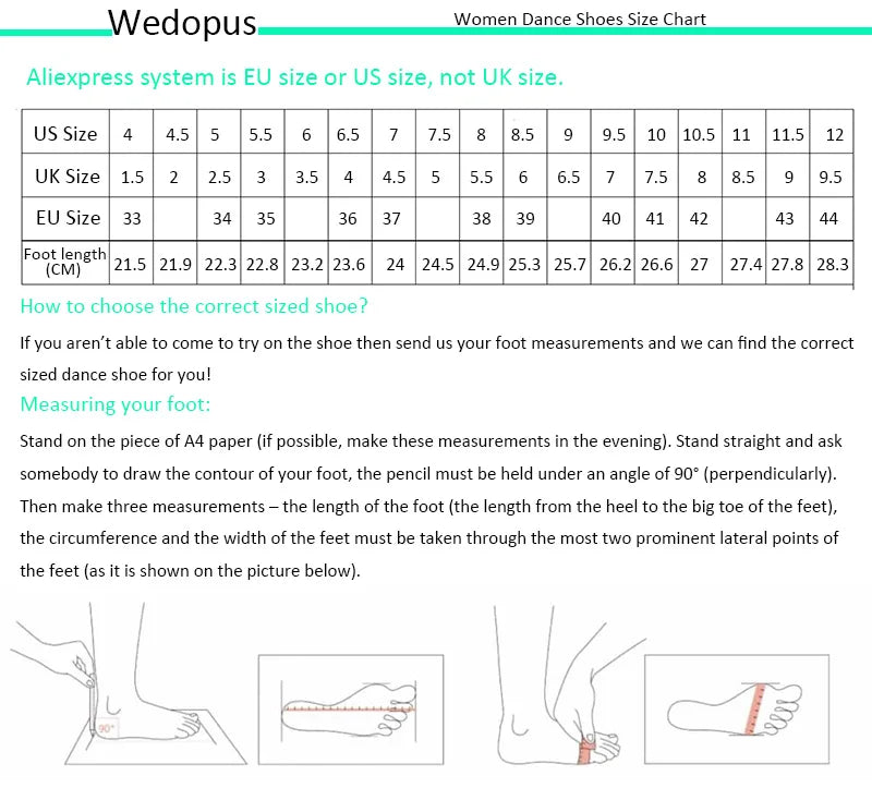 Wedopus 28 Colors White Latin Dance Shoes Due to 4 Summer Women Sports Shoes to Dance Indoor Customized Heel