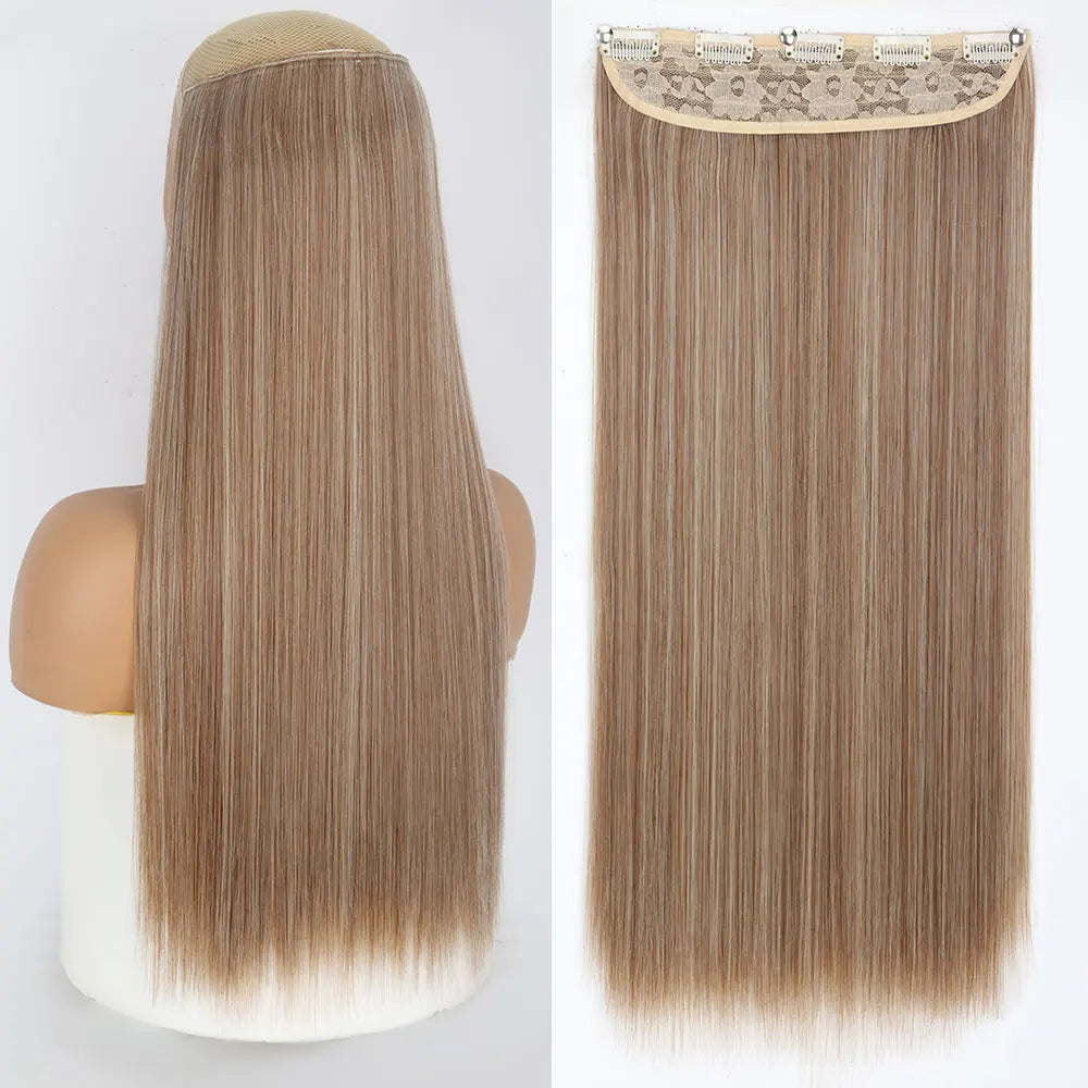 Synthetic Clip In Hair Extensions 80cm Long