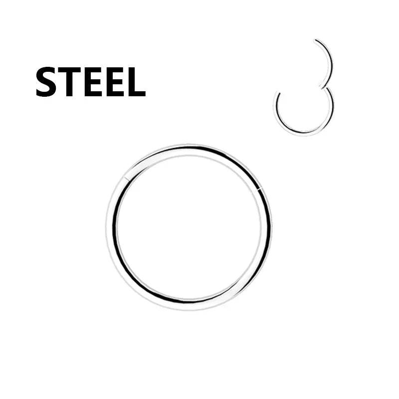 Stainless Steel Hoop Piercing - Nose, Septum & Cartilage