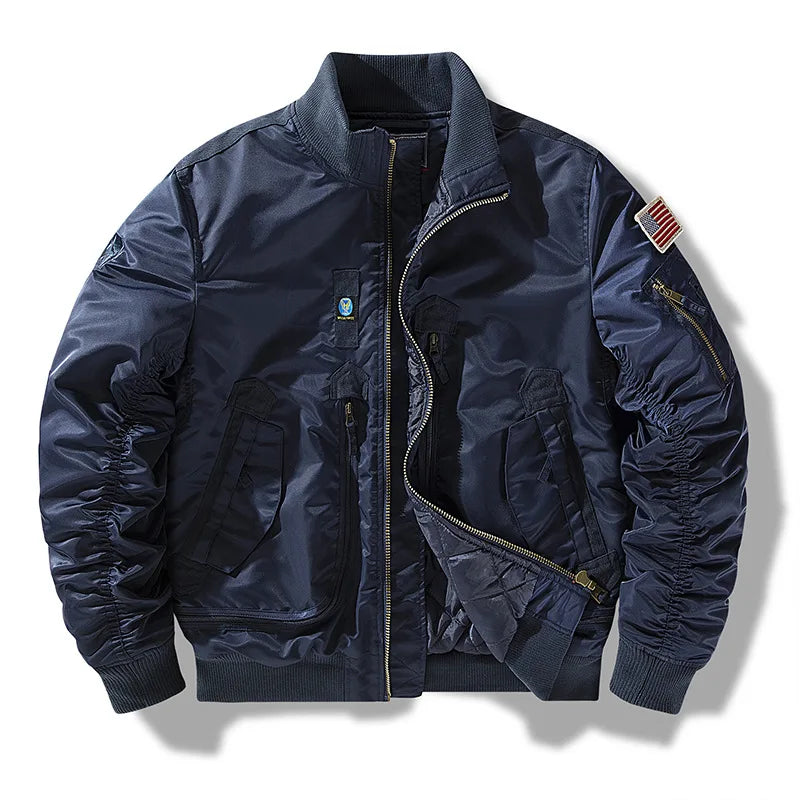Winter MA1 Bomber Jacket Oversized Padded