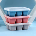 Silicone Ice Cube Trays 6 Grid 3pcs